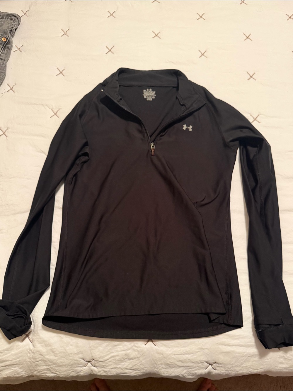 Under Armour Black Half-Zip Performance Top